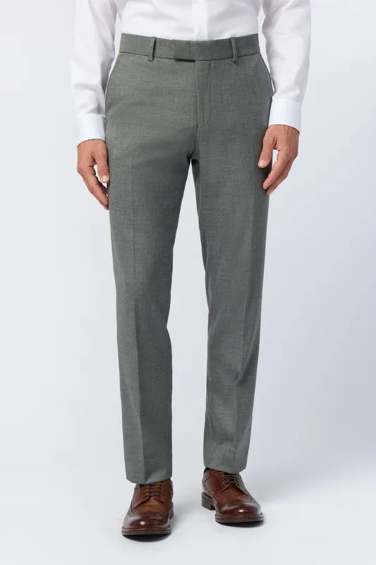 Grey Texture Trousers - Antique Rogue