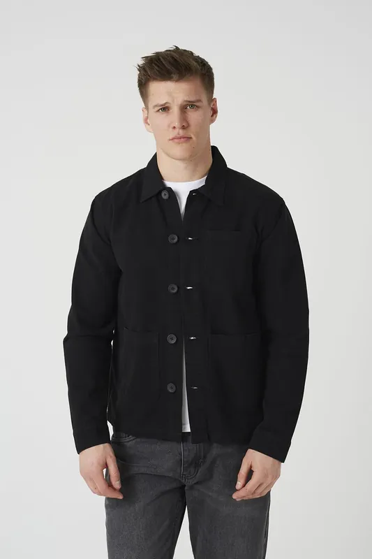 Cotton Twill Patch Pocket Shacket - Brave Soul