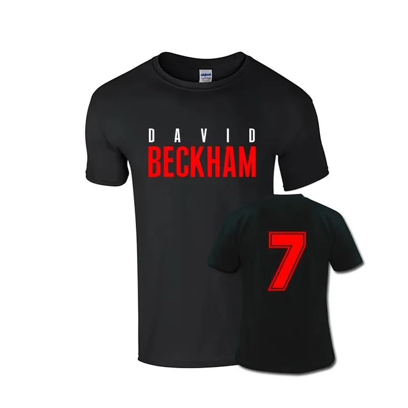 Mens David Beckham Front Name T-Shirt