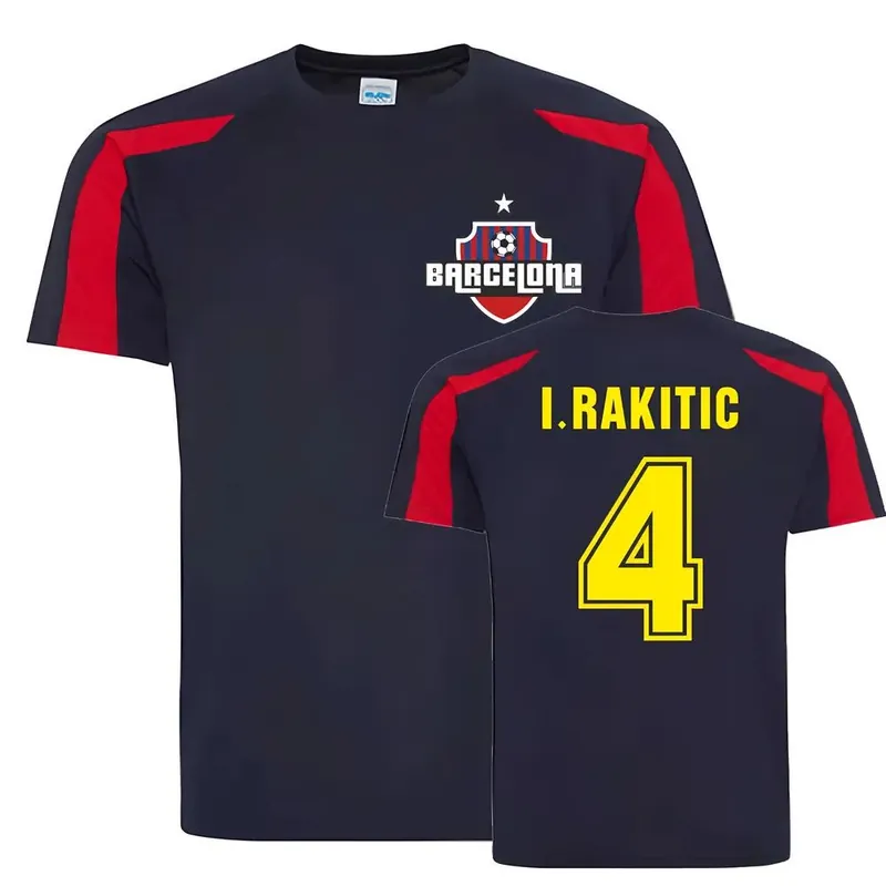 Mens Ivan Rakitic Sports Training Jersey - FC Barcelona