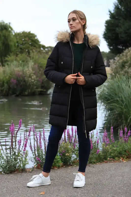 Oversized Long Duvet Coat - DOUBLE SECOND