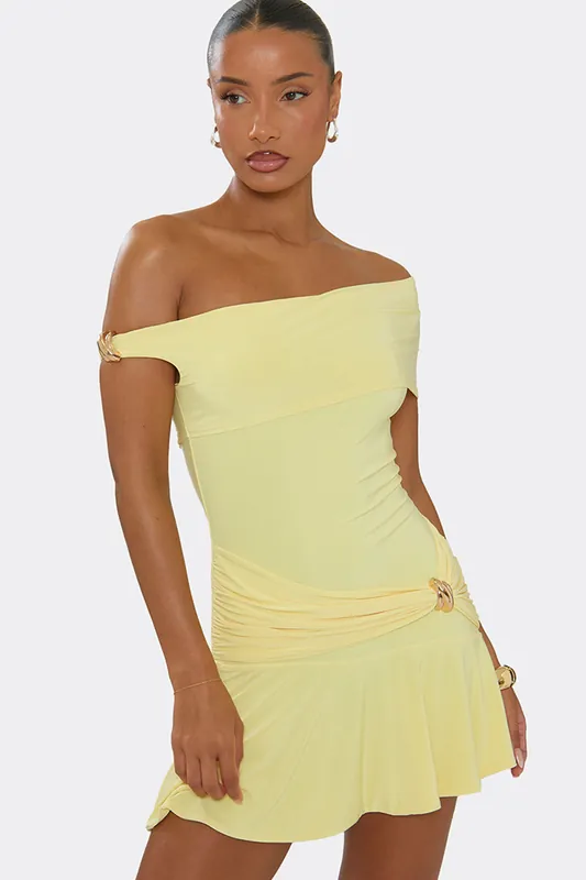 Short Sleeve Mini Dress - EGO