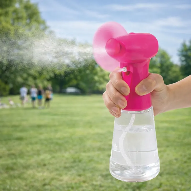 Handheld Water Mist Cooling Spray Fan Portable Pocket Fan - Dragodirect