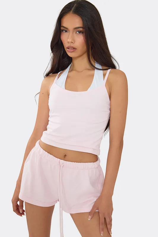 Strappy Straight Neck Cami Top - EGO