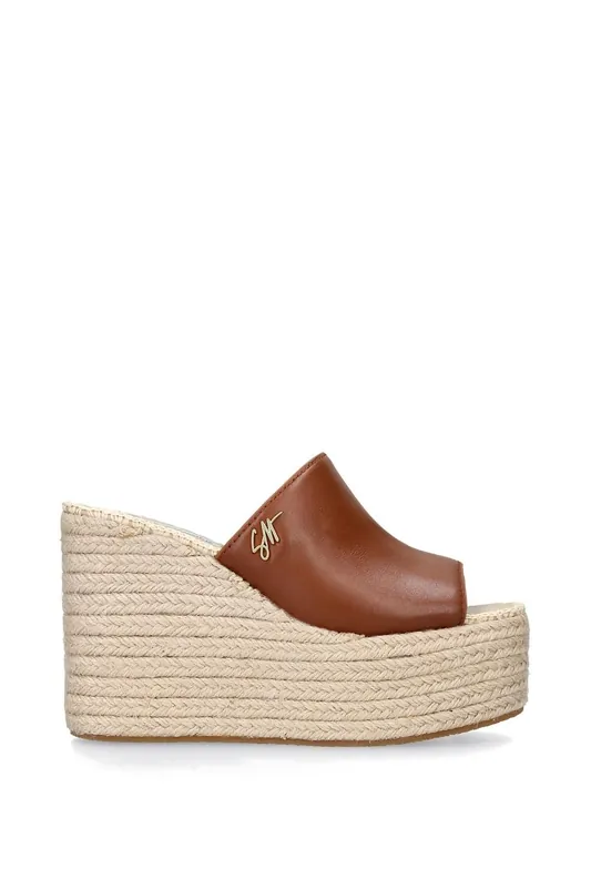 Cruzur Brown' Leather Heels - STEVE MADDEN
