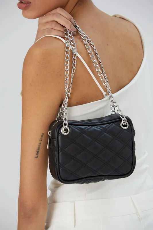 Quilted Shoulder and Crossbody Camera Bag - Belissh