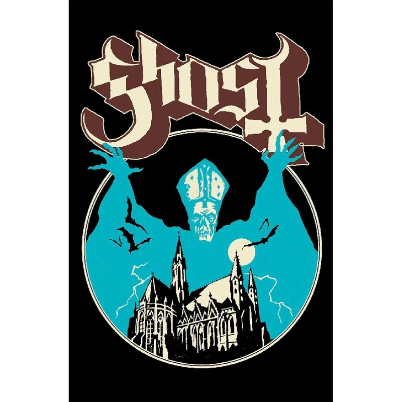 Opus Eponymous Textile Poster - Ghost