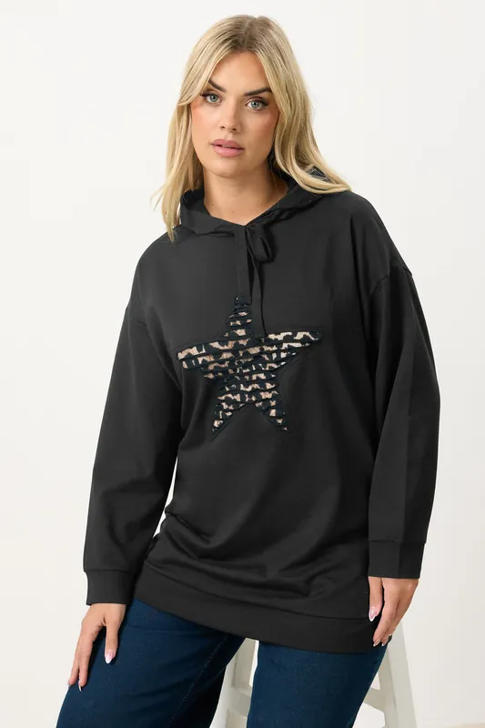 Leopard Star Hoodie - Yours