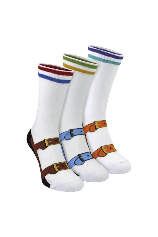 3 Pairs Mens Socks and Sandals Novelty Socks - Sock Snob