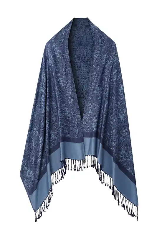 Elegant Jacquard Faux Cashmere Scarf Shawl - MODISHION