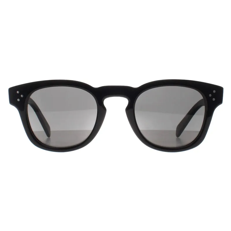Square Shiny Black Smoke Grey Bold 3 Dots CL40233I - Celine