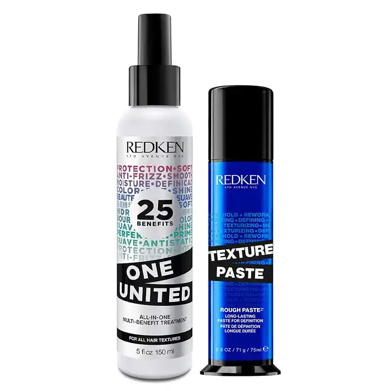 One United Multi-Benefit Treatment 150ml & Texture Paste 75ml Duo