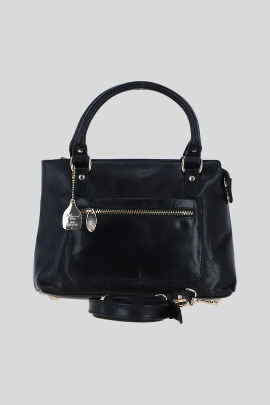 Real Leather Handbag with Detachable Crossbody Strap - Ashwood Leather