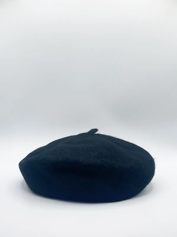 Plain Felt Beret - SVNX