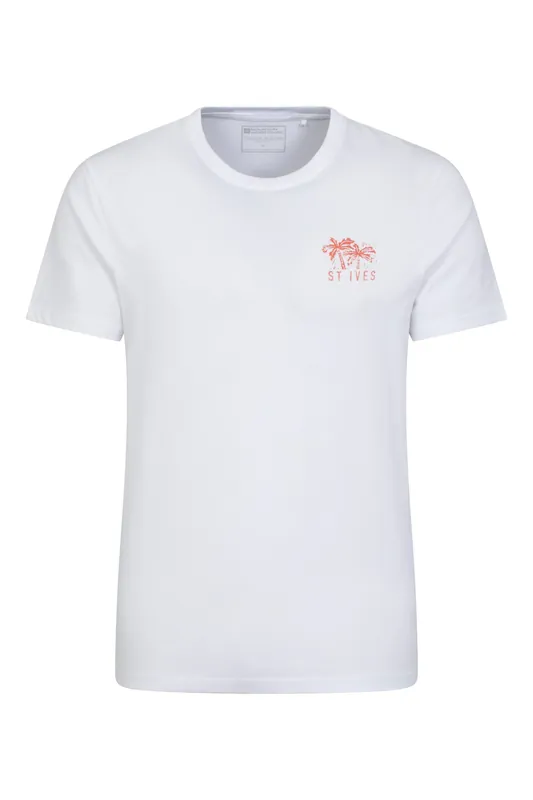 St Ives' Lightweight Cotton T-Shirt Soft Casual Short Sleeve Top