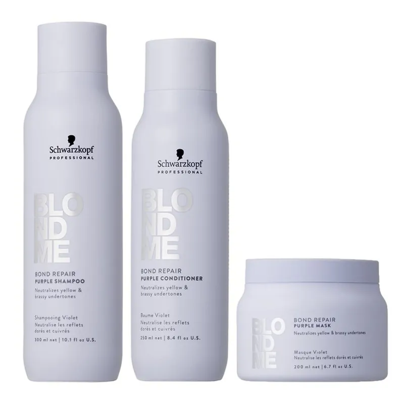 Blondme Bond Repair Shampoo Conditioner Mask - Schwarzkopf