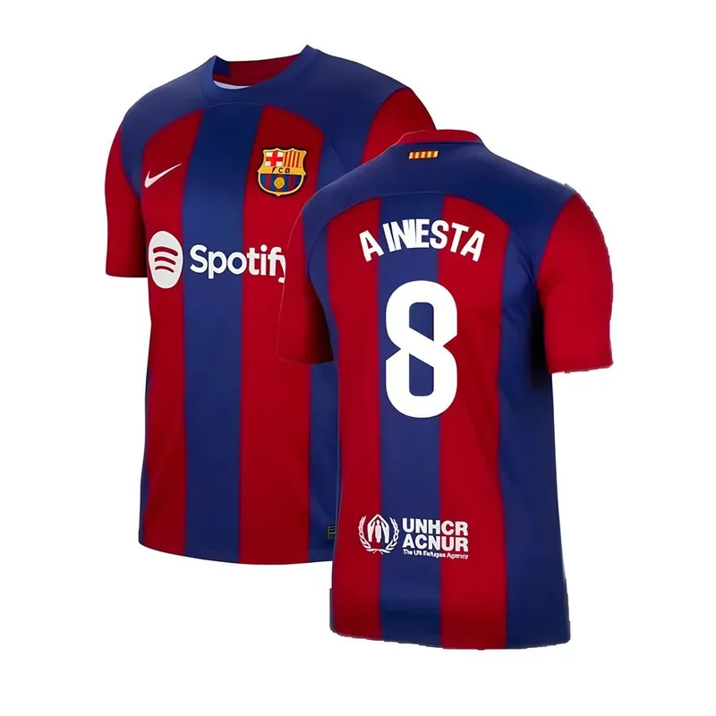Mens 2023 - 2024 Home Shirt - A Iniesta 8