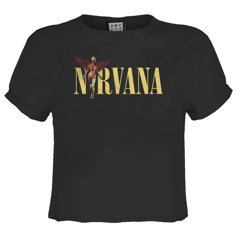 In Utero Nirvana Crop Top - Amplified