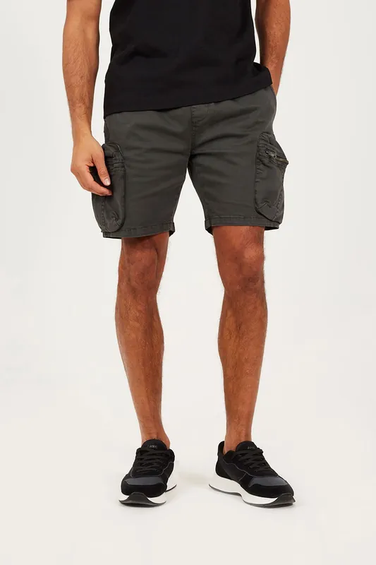Cotton Twill Cargo Shorts - Brave Soul