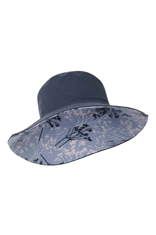 Lightweight Breathable Casual Reversible Wide Brim Printed Summer Hat - Mountain Warehouse