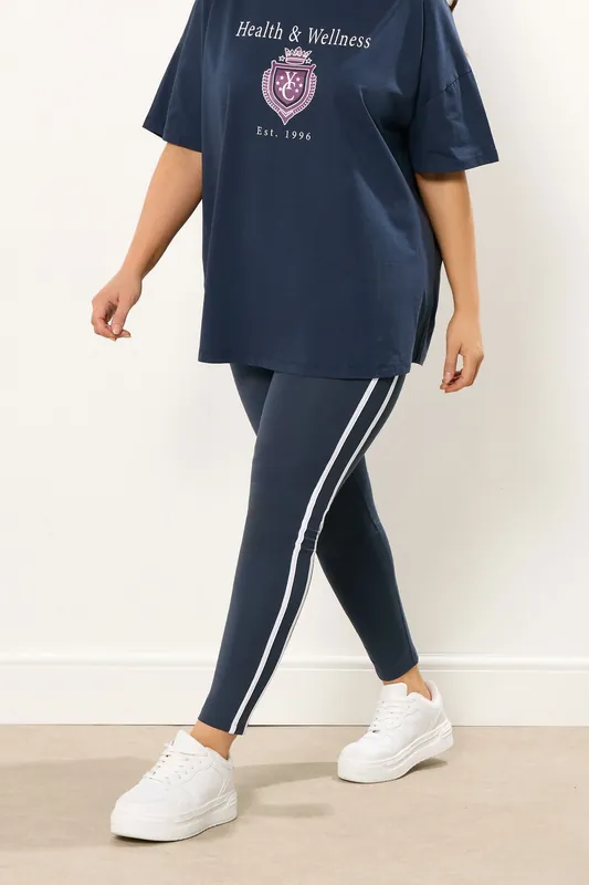 Side Stripe Leggings - Yours