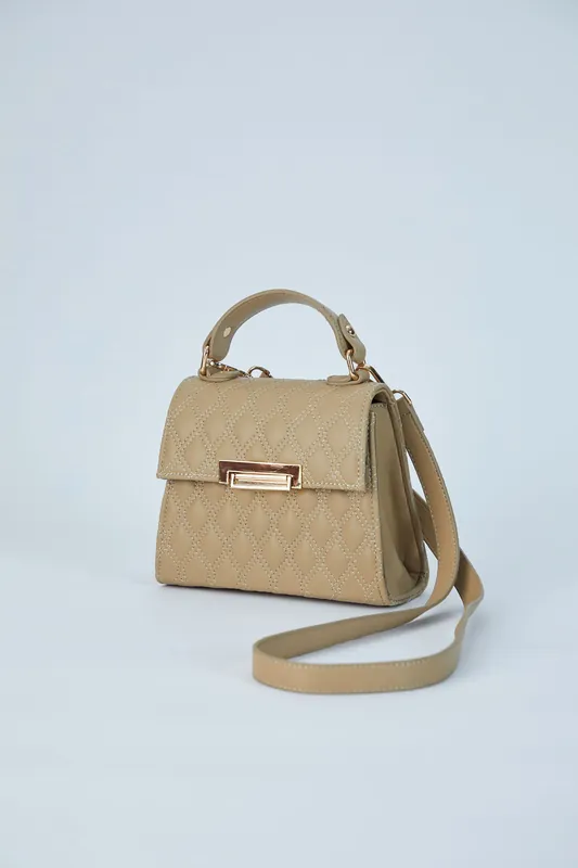 Plant Based Leather Top Handle Crossbody Bag - Belissh