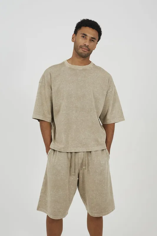 Oversized T-Shirt & Shorts Set