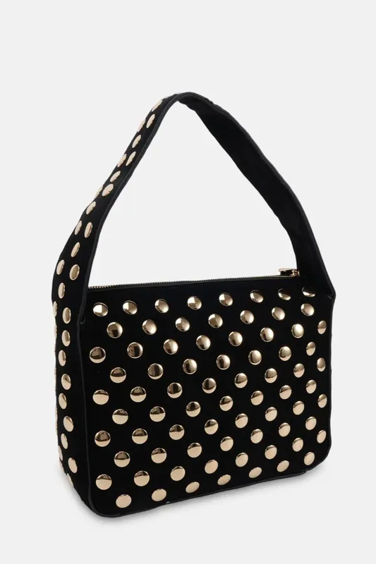 Aziel Studded Shoulder Bag - Novo
