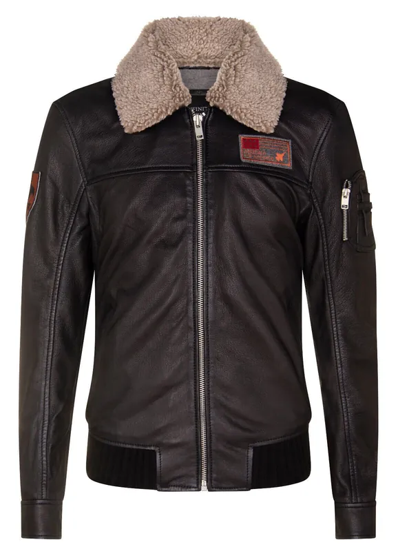 US Leather Bomber Jacket-Arizona