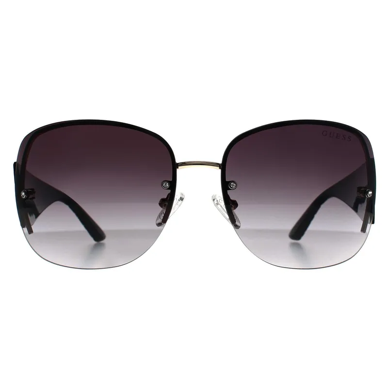 Rimless Gold Smoke Grey Gradient GO00034 - Guess