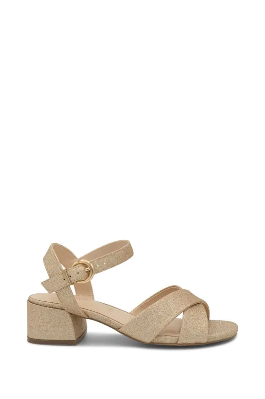 Neala' Wide Fit Block Heel Sandal - Paradox London