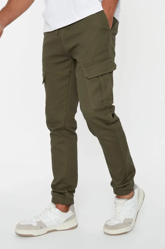 Garrix' Cotton Blend Cargo Pocket Jogger Style Trousers - Threadbare