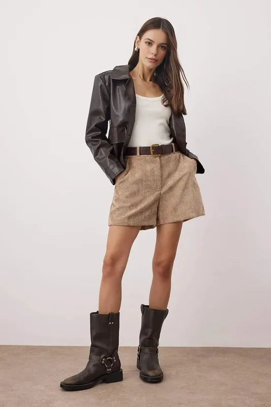 Corded Velvet City Shorts - WOVCOR