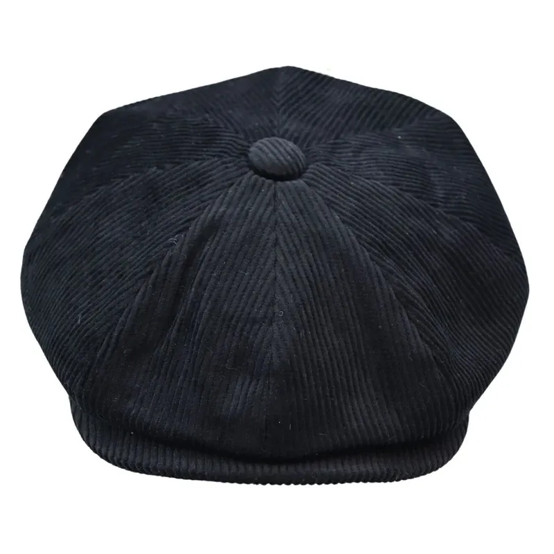 8 Panel Razor Baker Boy Corduroy Hat - TruClothing