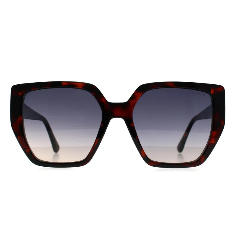 Cat Eye Dark Havana Blue Gradient GF6178 - Guess