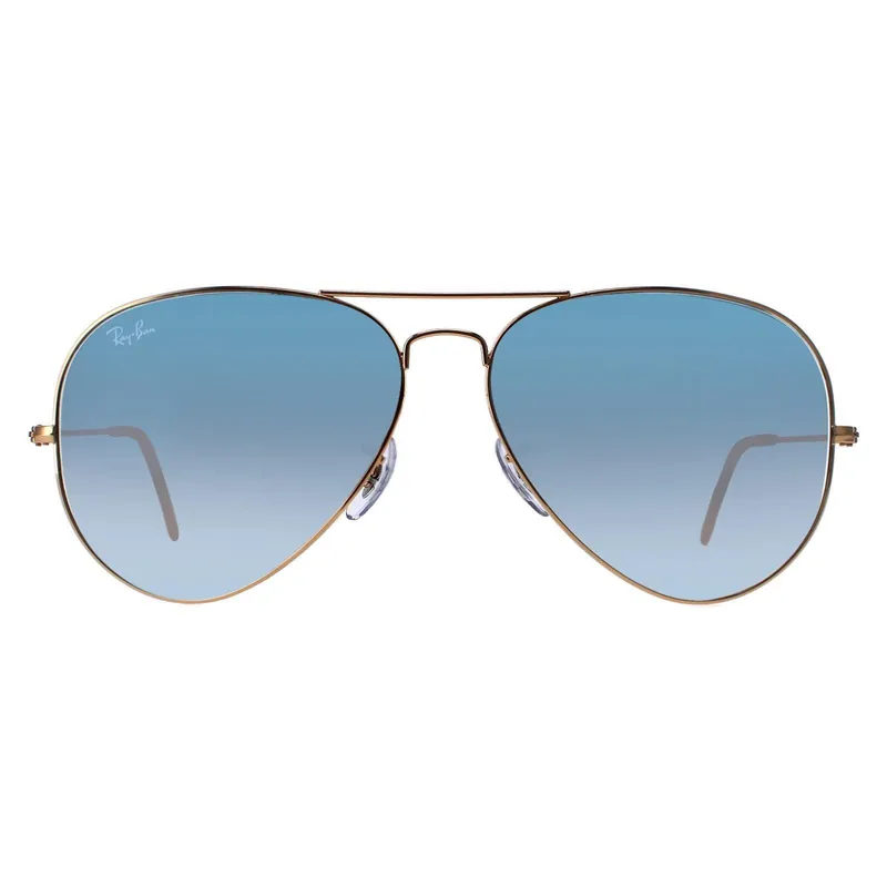 Aviator Gold Gradient Blue Sunglasses - Ray-Ban