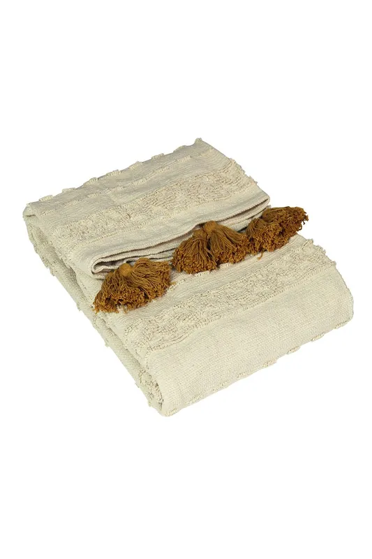Boho Geometric Cotton Tufted Throw - Furn