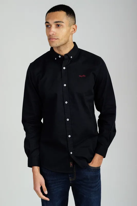 Cotton Oxford Long Sleeve Shirt - Tokyo Laundry