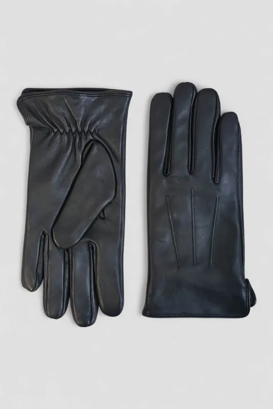 Italian Leather Warm Wool Lining Winter Gloves -Belvoir