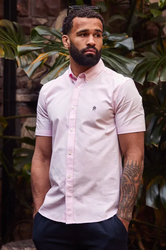 Cotton Short Sleeve Oxford Shirt - French Connection