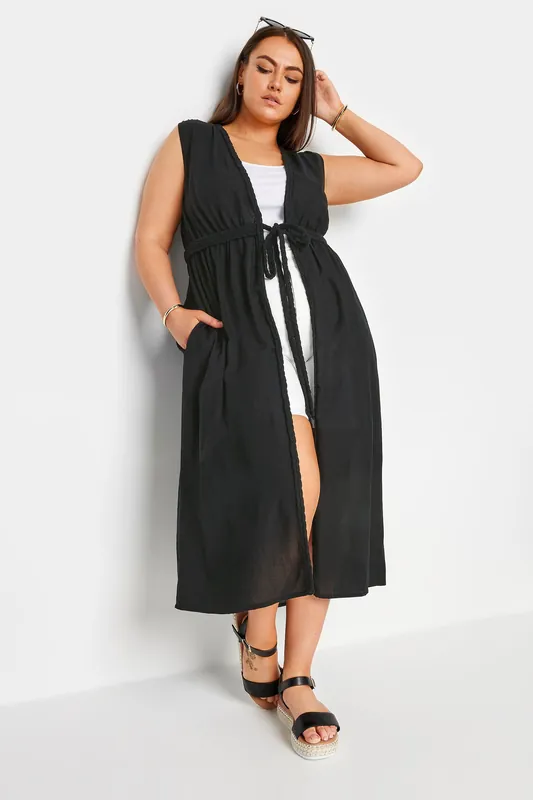 Longline Crinke Kimono - Yours