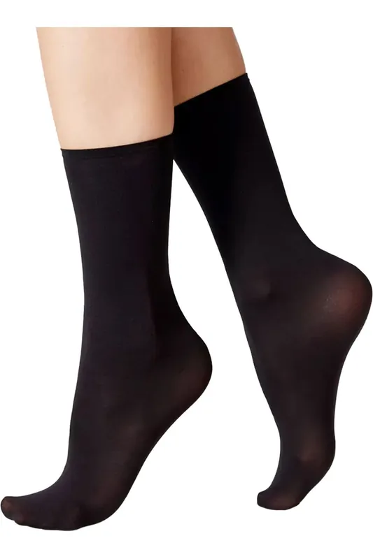 Opaque 40 Denier Ankle Highs (3 Pairs) - Silky