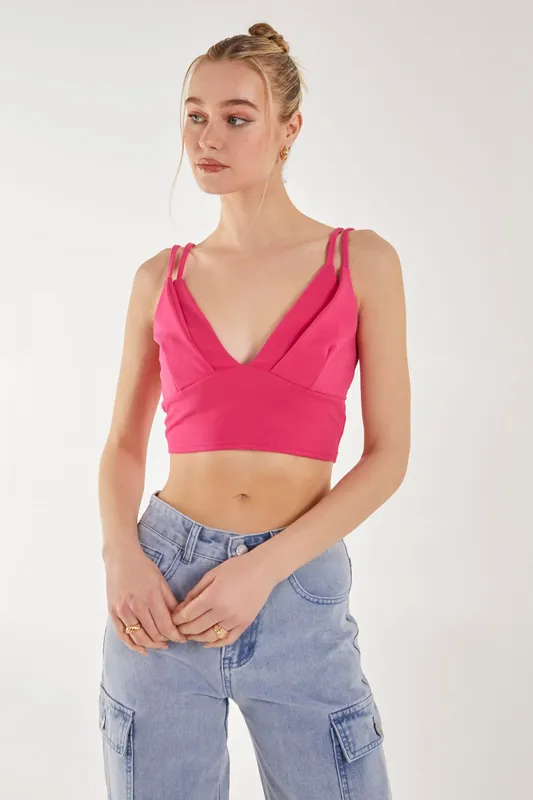 Double Strap Bralette - Pink Vanilla
