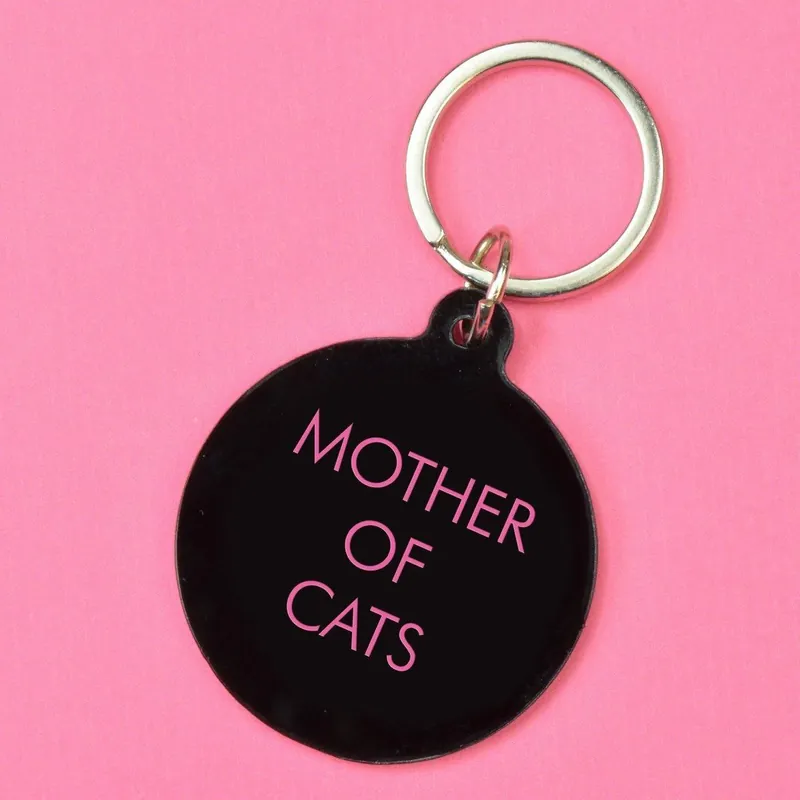 Mother of Cats Keyring - Flamingo Candles