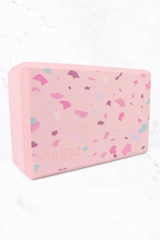 Foam Yoga Block - Terrazzo