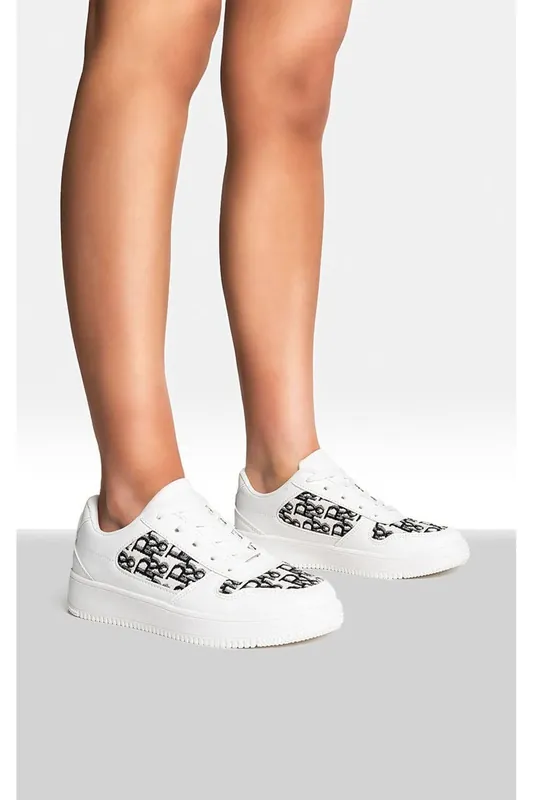 Raina Lace Up Platform Trainers - IKRUSH