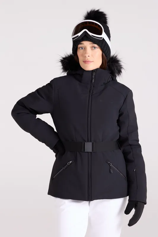 Swiss' Snowproof Breathable Warm Padded Hooded Winter Ski Jacket - Mountain Warehouse