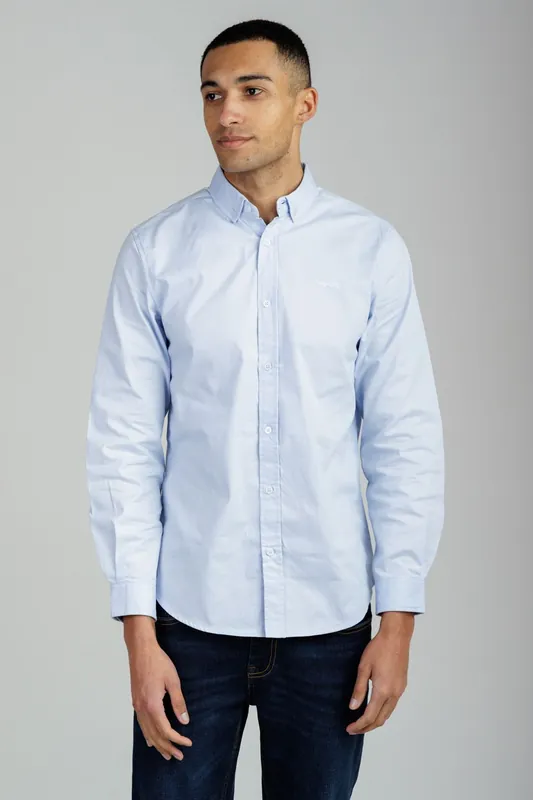 Cotton Oxford Long Sleeve Shirt - Tokyo Laundry