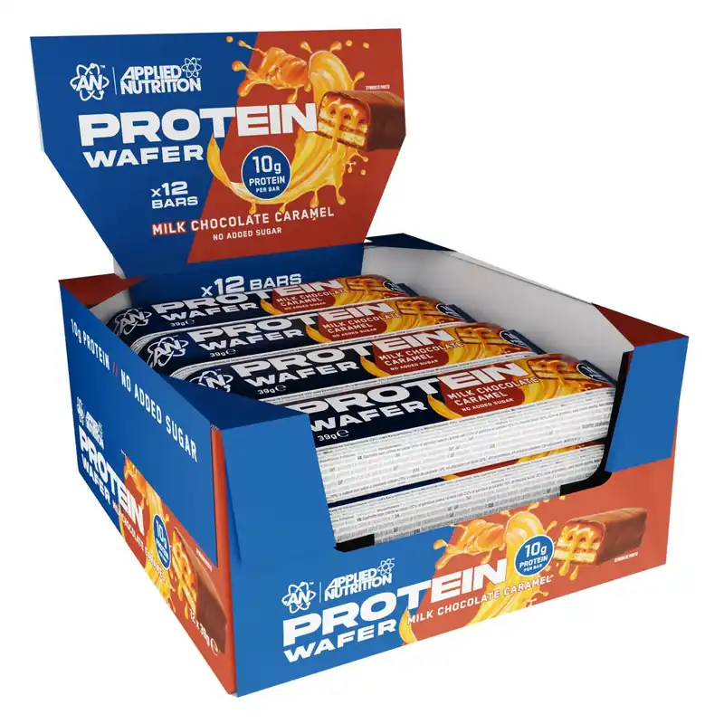 Protein Wafer Bar - Milk Chocolate Caramel - 12 Servings