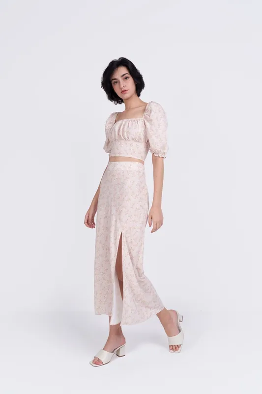 Ruched Bustier Crop Top - Shnoo